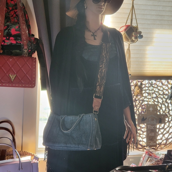 PRADA DENIM Vintage Canapa 2Way Shoulder Bag - Picture 15 of 15